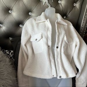 Jurlyshe White Teddy Jacket